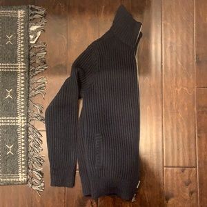 LL Bean Signature Men’s Zip Up Wool Sweater